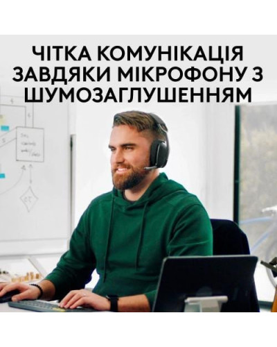 Навушники з мікрофоном Logitech Zone Vibe Wireless Teams version Graphite (981-001157)