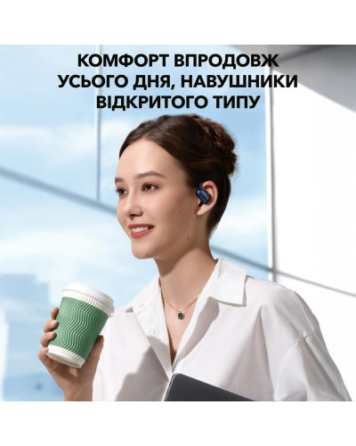 Навушники TWS Anker SoundCore AeroFit 2 Blue (A3874G31)