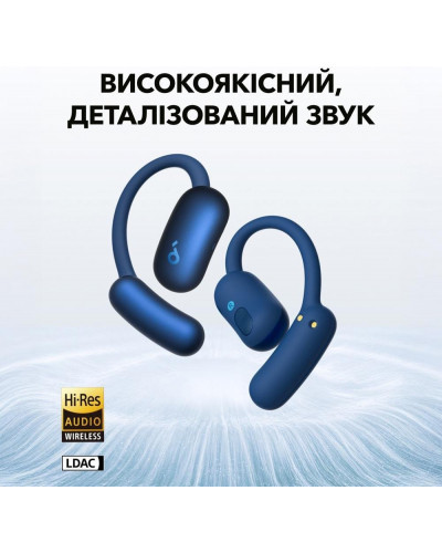 Навушники TWS Anker SoundCore AeroFit 2 Blue (A3874G31)