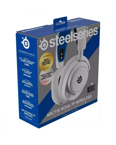 Наушники с микрофоном SteelSeries Arctis Nova 7P White (61561)