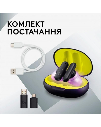 Навушники TWS Logitech FITS White (985-001183)