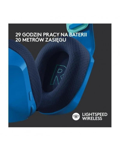 Наушники с микрофоном Logitech Lightspeed Wireless RGB Gaming Headset G733 Blue (981-000943)