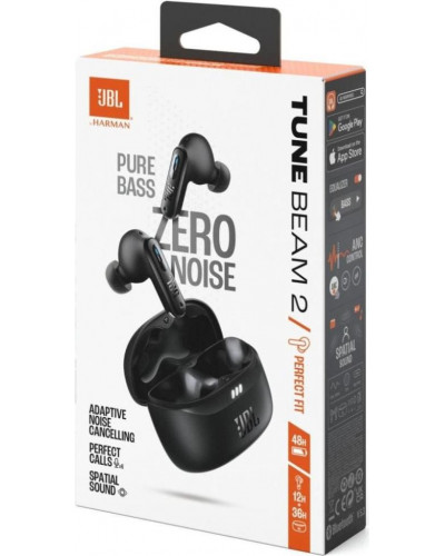 Навушники TWS JBL Tune Beam 2 Black (JBLTBEAM2BLK)