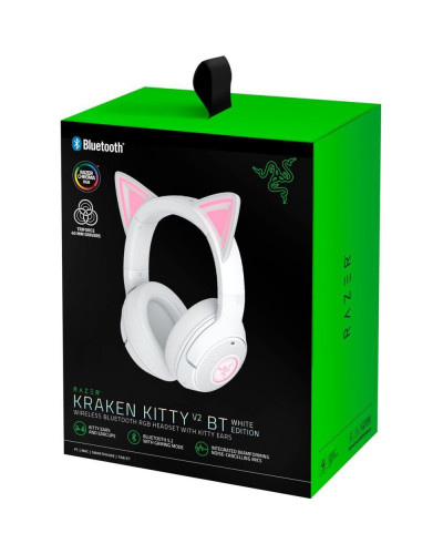 Навушники з мікрофоном Razer Kraken Kitty V2 BT White (RZ04-04860600-R3M1)