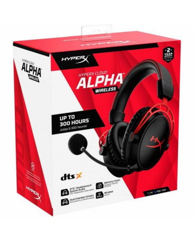 Навушники з мікрофоном HyperX Cloud Alpha Wireless Black (4P5D4AA)