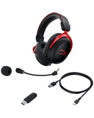 Навушники з мікрофоном HyperX Cloud II Wireless (HHSC2X-BA-RD/G/4P5K4AA)