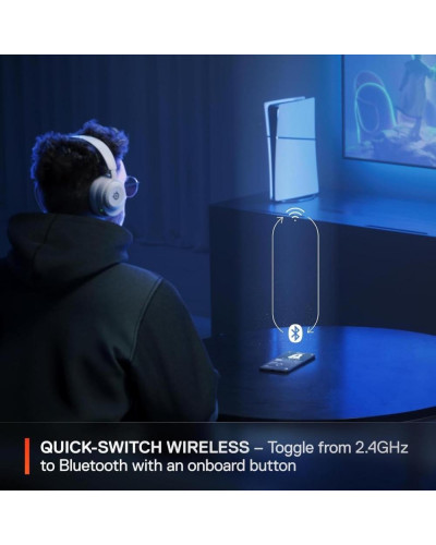 Навушники з мікрофоном SteelSeries Arctis Nova 5P White (61674)