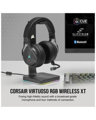 Навушники з мікрофоном Corsair VIRTUOSO RGB WIRELESS XT (CA-9011188)