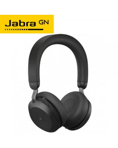 Наушники с микрофоном JABRA Evolve2 75 MS Stereo USB-C with Charging Stand Black (27599-999-889)