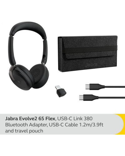 Наушники с микрофоном JABRA Evolve2 65 Flex Link380c MS Stereo (26699-999-899)