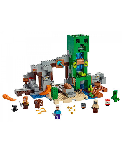 Блоковий конструктор LEGO Minecraft Шахта Кріпера (21155)