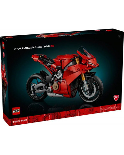 Блоковый конструктор LEGO Technic Мотоцикл Ducati Panigale V4 S 1603 детали (42202)