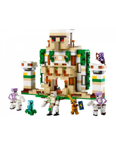 Блоковий конструктор LEGO Minecraft Фортеця залізного голему (21250)