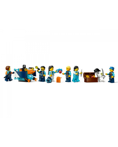 Блоковий конструктор LEGO City Глибоководний дослідницький підводний човен (60379)