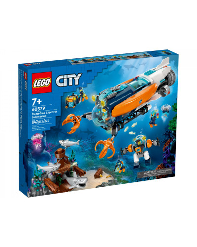 Блоковий конструктор LEGO City Глибоководний дослідницький підводний човен (60379)