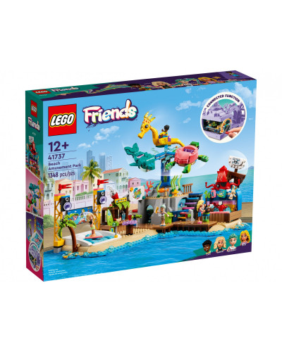 Блоковий конструктор LEGO Friends Пляжний парк розваг (41737)