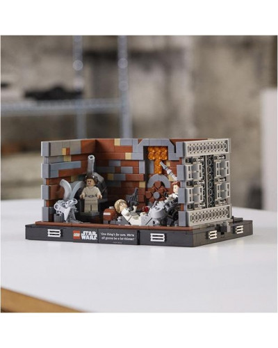 Блоковий конструктор LEGO Star Wars Діорама «Ущільнювач сміття на Зірці Смерті» (75339)
