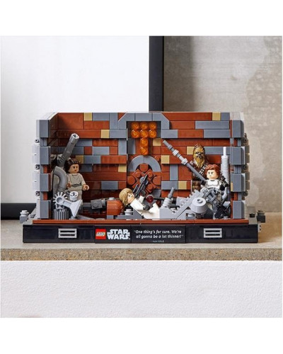 Блоковий конструктор LEGO Star Wars Діорама «Ущільнювач сміття на Зірці Смерті» (75339)