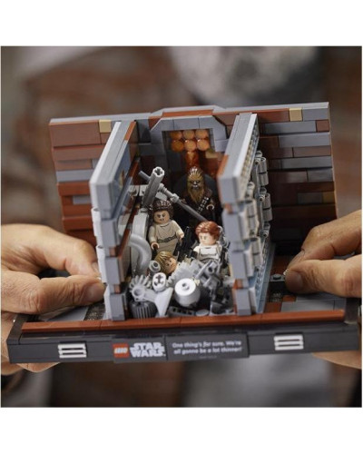 Блоковий конструктор LEGO Star Wars Діорама «Ущільнювач сміття на Зірці Смерті» (75339)