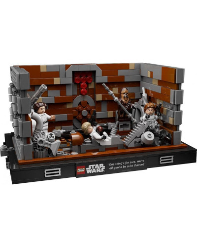 Блоковий конструктор LEGO Star Wars Діорама «Ущільнювач сміття на Зірці Смерті» (75339)