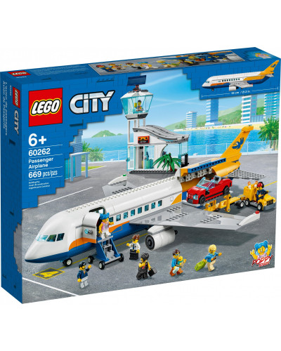 Блоковий конструктор LEGO City Пасажирський літак (60262)