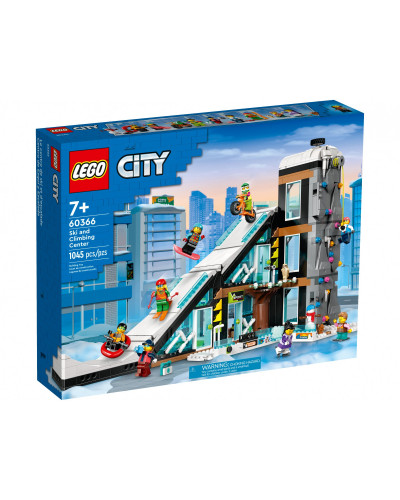 Блоковий конструктор LEGO City Гірськолижний і скелелазний центр (60366)