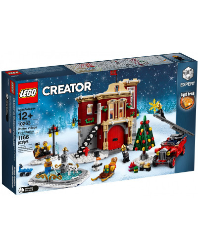 блочный конструктор LEGO Creator Новогодняя пожарная станция (10263)