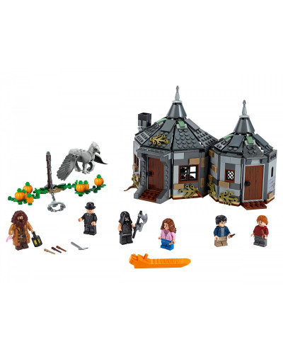 Блоковый конструктор LEGO Harry Potter Хижина Хагрида: Спасение Клювокрыла (75947)