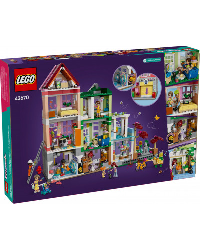 Блоковий конструктор LEGO Friends Хартлейк-Сіті Квартири і крамниці (42670)