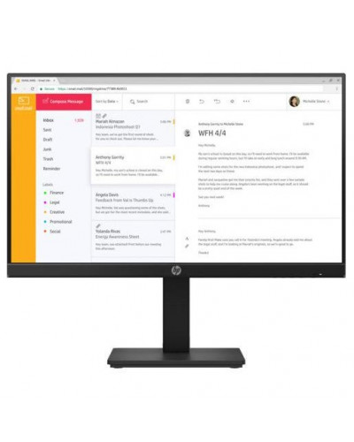 Монітор HP P24h G4 Black (7VH44AA)
