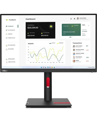 Монітор Lenovo ThinkVision T23i-30 (63B2MAT6EU)