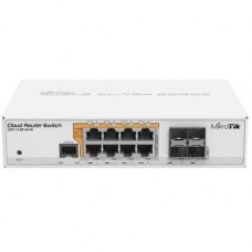 Комутатор керований Mikrotik CRS112-8P-4S