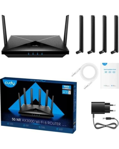 Wi-Fi-маршрутизатор Cudy P5 Wi Fi 6 5G Black