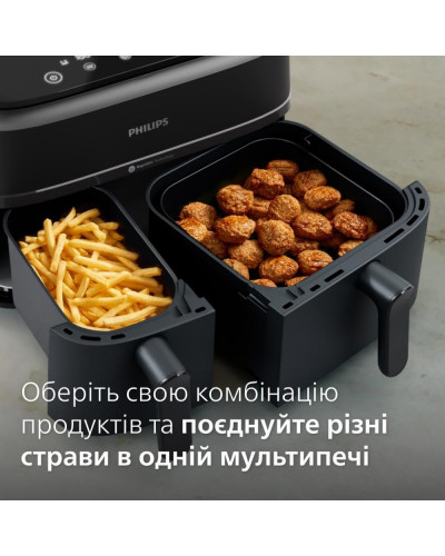 Мультипечь (аэрофритюрница) Philips Ovi Dual Series 3000 NA350/03