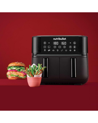 Мультипіч (аерофритюрниця) Nutribullet Twin Drawer Air Fryer NBA081B