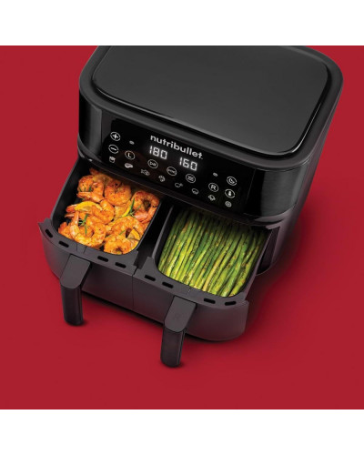 Мультипіч (аерофритюрниця) Nutribullet Twin Drawer Air Fryer NBA081B