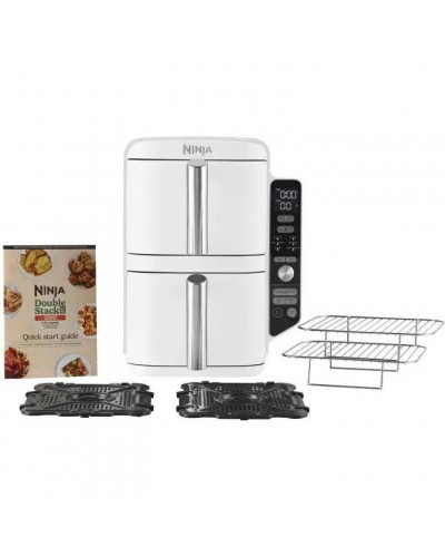 Мультипечь (аэрофритюрница) NINJA Double Stack XL 2-Level Air Fryer 9.5L (SL400EUWH)