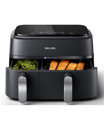 Мультипіч (аерофритюрниця) Philips Dual Airfryer 3000 Series NA351/00