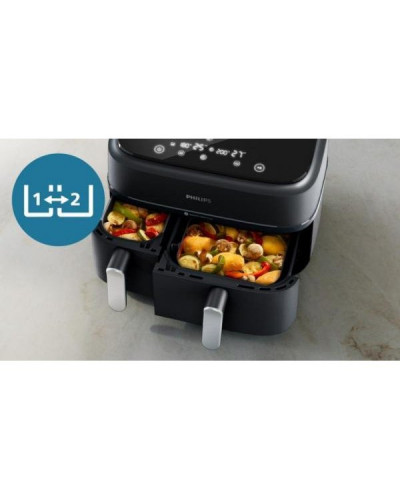 Мультипечь (аэрофритюрница) Philips Dual Airfryer 3000 Series NA351/00