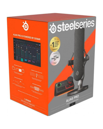 Мікрофон для ПК/ для стрімінгу, подкастів SteelSeries Alias Pro (61597)