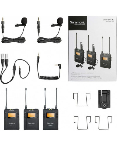 накамерна радіосистема Saramonic UwMic9 Kit2 (TX9 + TX9 + RX9)