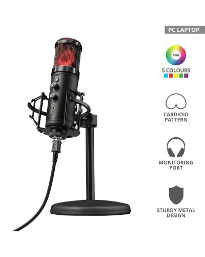 Микрофон для ПК/для стриминга, подкастов Trust GXT 256 Exxo USB Streaming Microphone (23510)