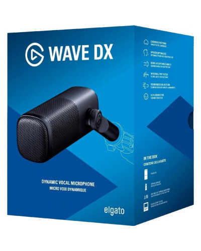 Микрофон студийный/для стриминга, подкастов Elgato Wave DX (10MAH9901)