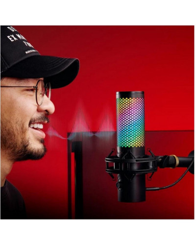 Мікрофон для ПК/ для стрімінгу, подкастів HyperX QuadCast 2 S Black RGB (9A273AA)