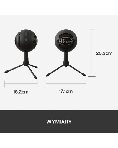 Мікрофон для ПК / для стрімінгу, подкастів Blue Microphones Snowball iCE Black (988-000172)