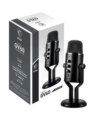 Мікрофон студійний/ для стрімінгу, подкастів MSI Immerse GV60 Streaming Mic (OS3-XXXX002-000)