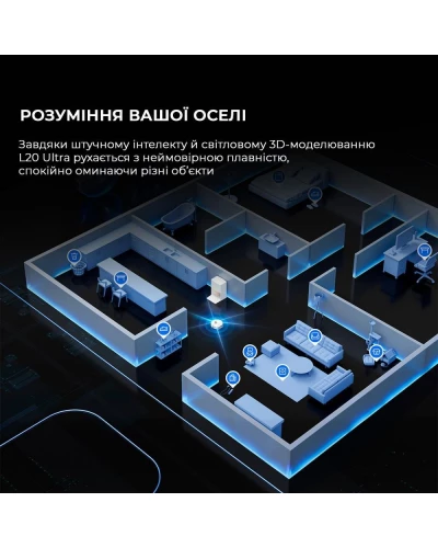 Робот-пилосос з вологим прибиранням Dreame Bot L20 Ultra Complete White