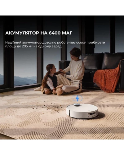 Робот-пилосос з вологим прибиранням Dreame X50 Ultra White (RLX85CE-6-Wh)