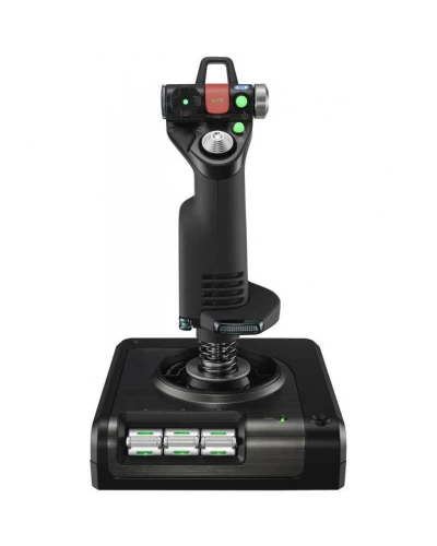 Джойстик, рычаг управления двигателем Logitech G Saitek X52 Pro Flight Control System (945-000003)