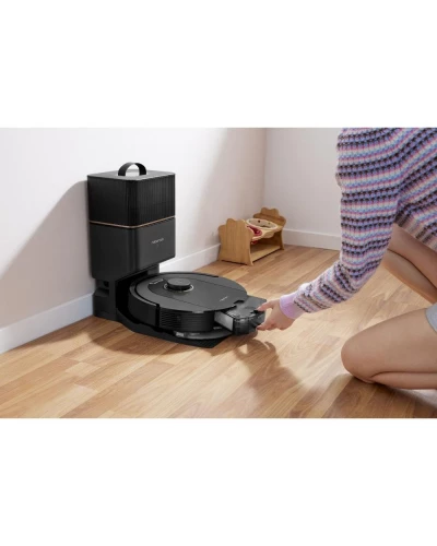 Робот-пылесос с влажной уборкой RoboRock Q5 Pro+ Black (Q5PRP52-00)